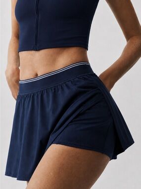Athletics Ace Advantage High Rise Tipped Tennis skirt -  13.5” - XXS